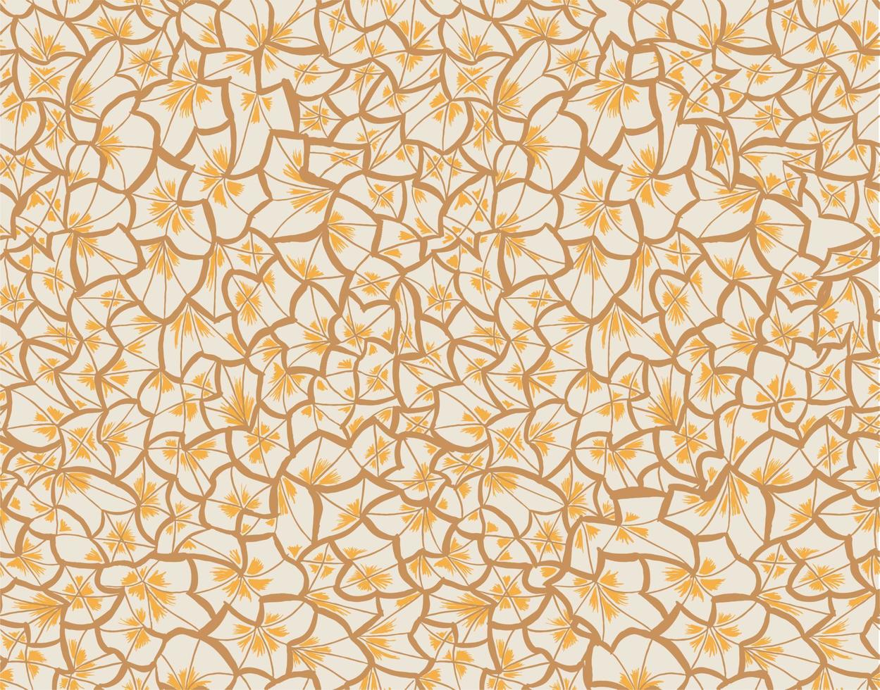 abstract floral pattern with trendy colors. perfect for decoration of masks and fabrics. surface design with organic motifs vector