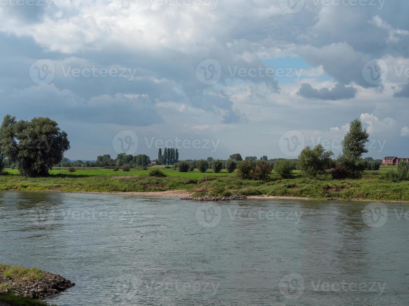 Zutphen at the river Ijssel in the netherlands photo