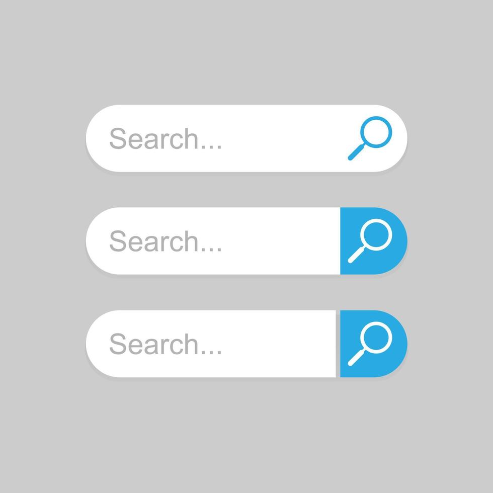 vector search icon set