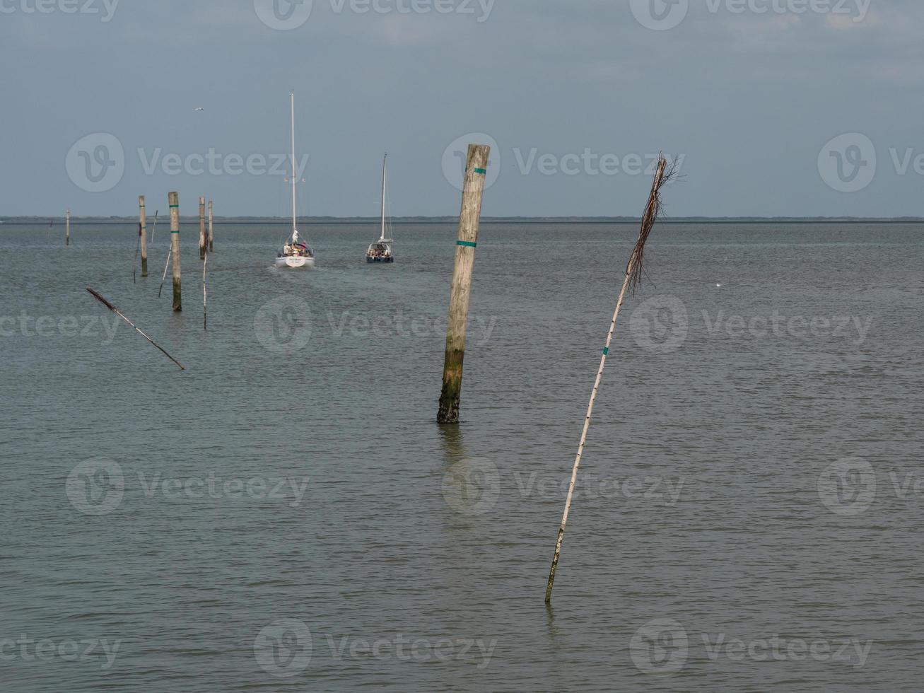 Dornumersiel at the german north sea coast photo