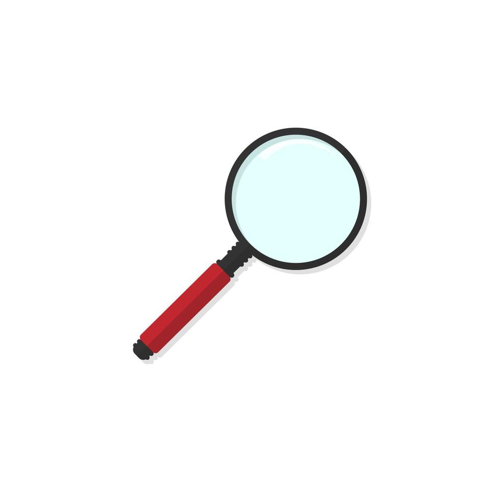 magnifying glass icon vector