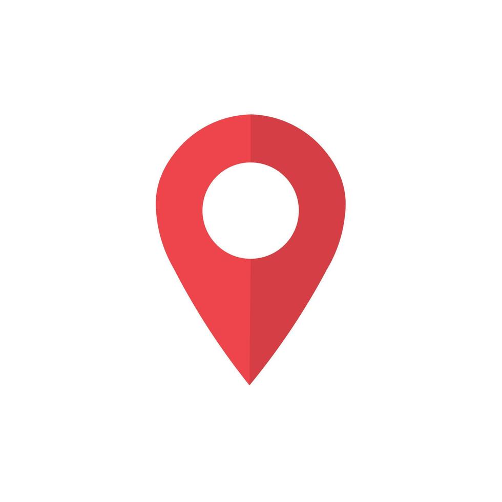 Map pin icon vector