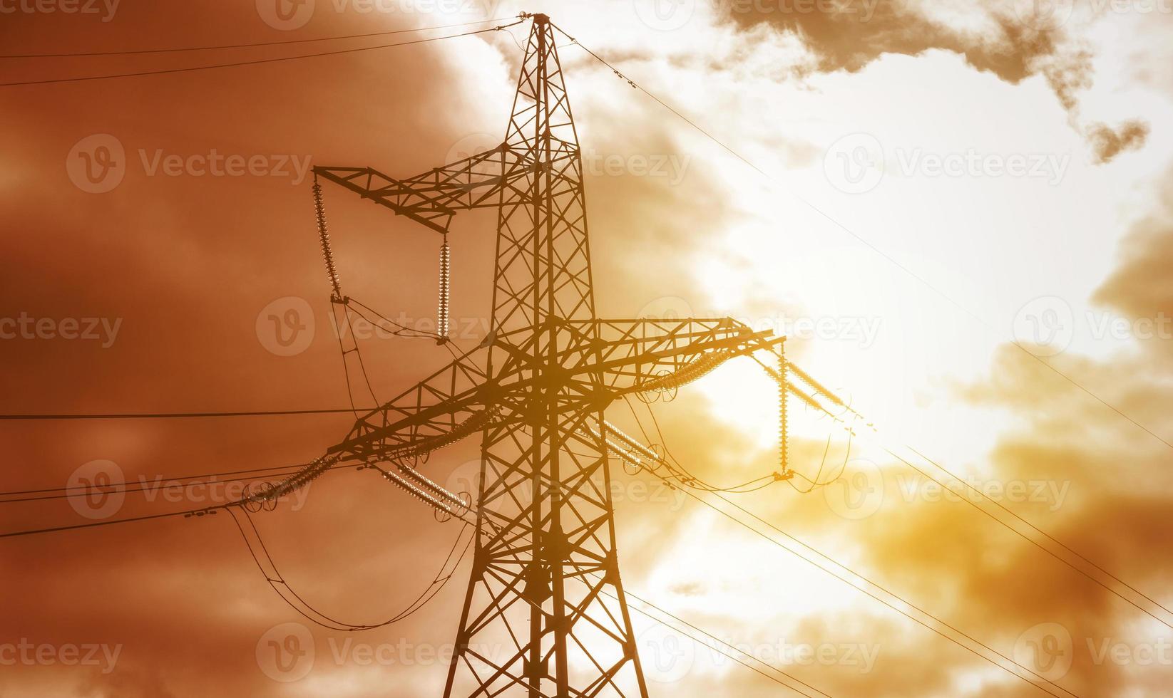 High voltage tower photo