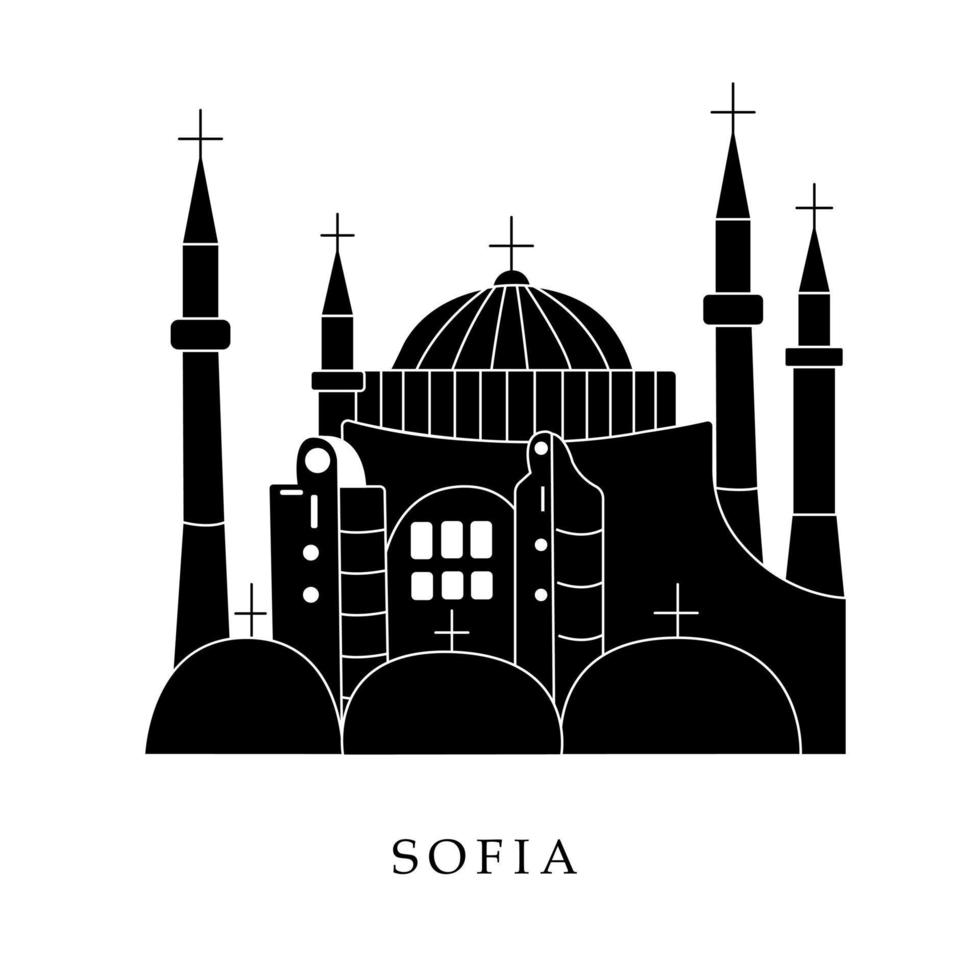 European capitals, Sofia city vector