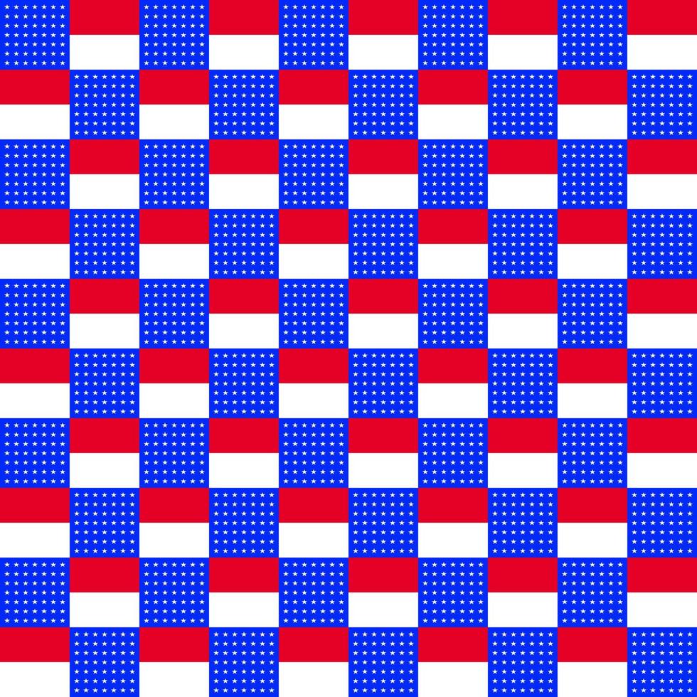 Abstract background us states nation pattern fabric textile vector illustration
