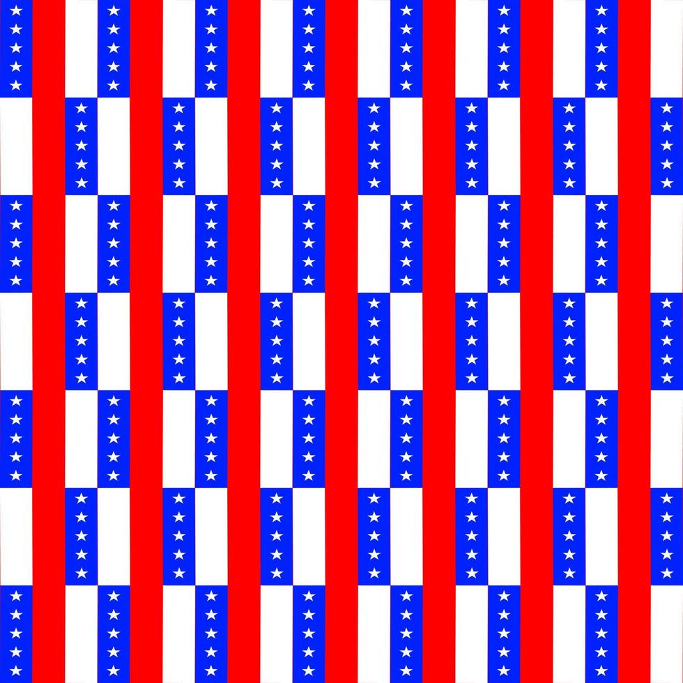 Abstract background united states pattern fabric textile vector illustration