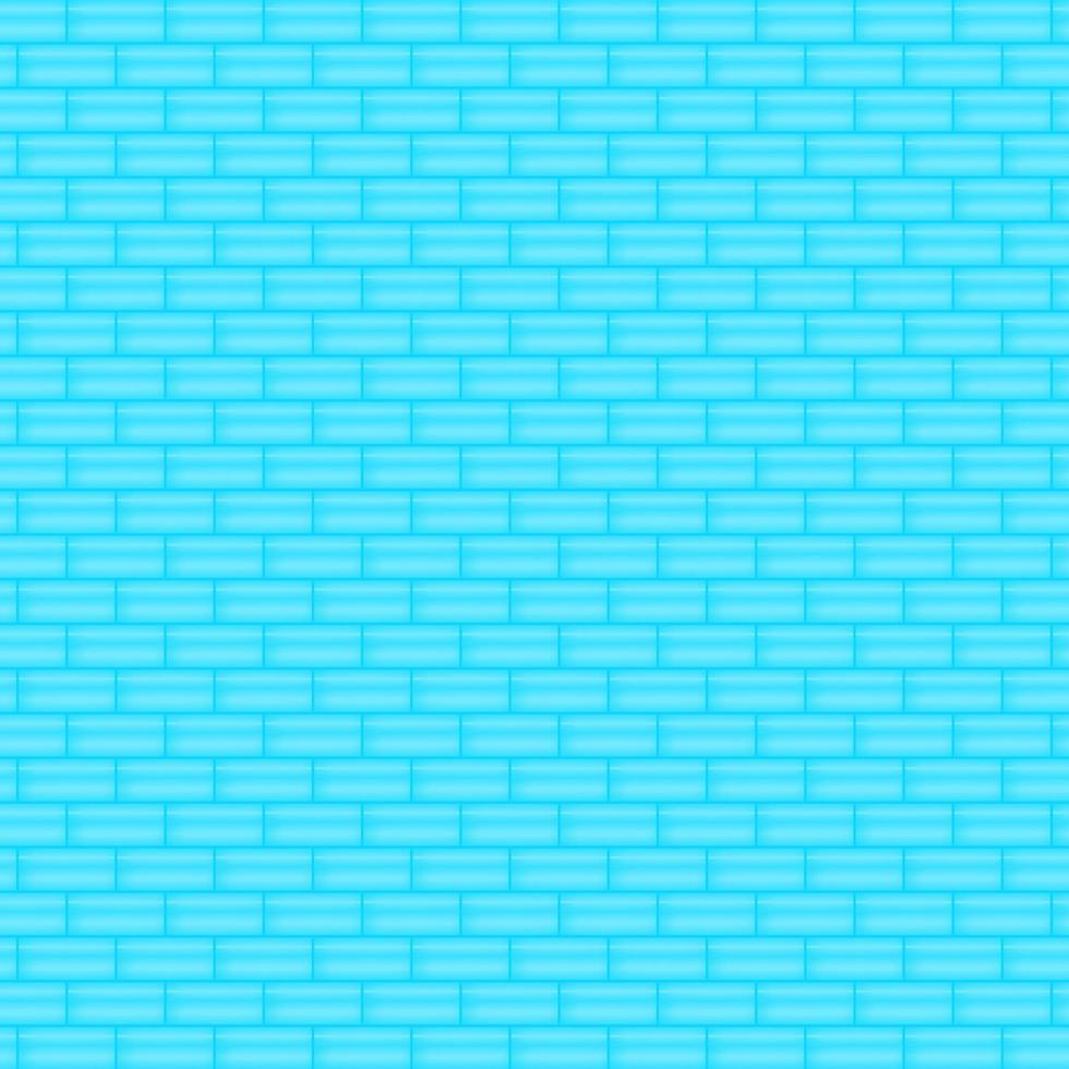 Abstract background blue brick wall building wallpaper pattern seamless vector illustration