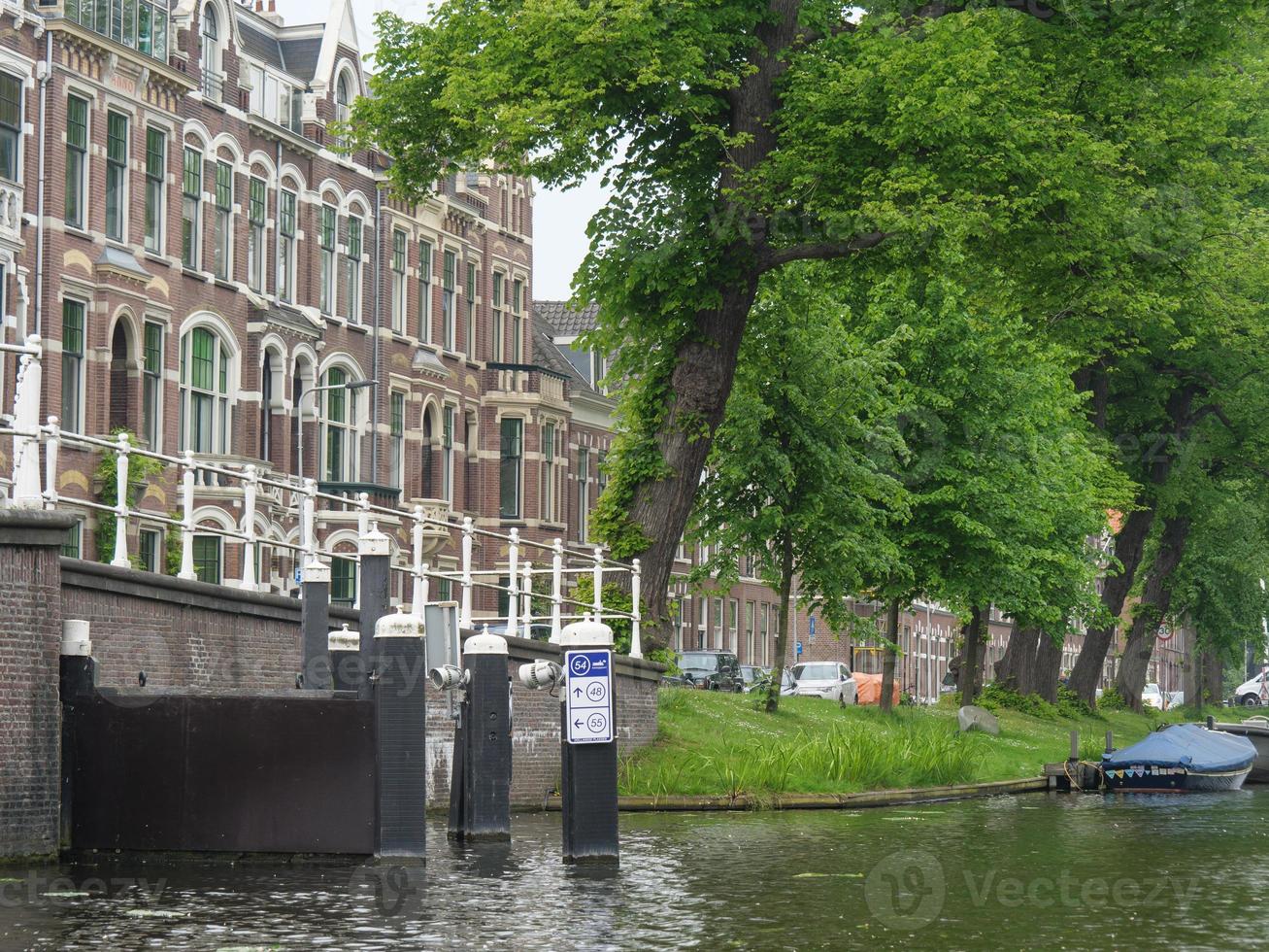 Leiden city in the netherlands photo