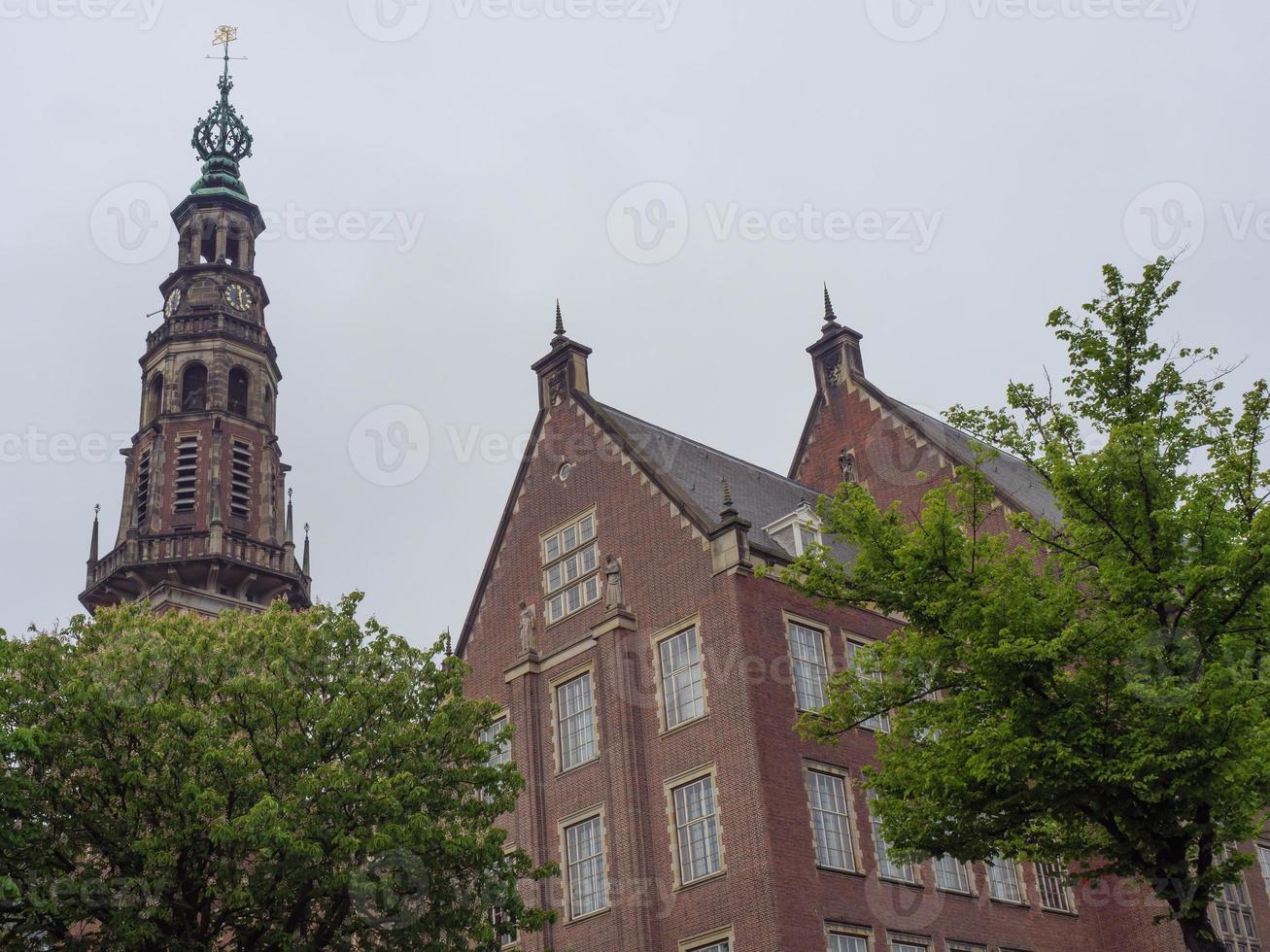 ciudad de leiden en los países bajos foto