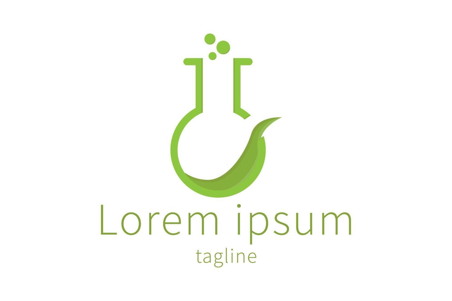 Erlenmeyer Flask Logo Icon Design vector