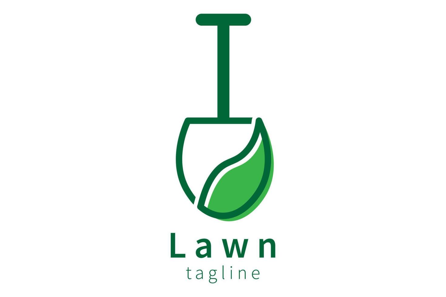Gardener Lawn Care Logo Icon Design vector