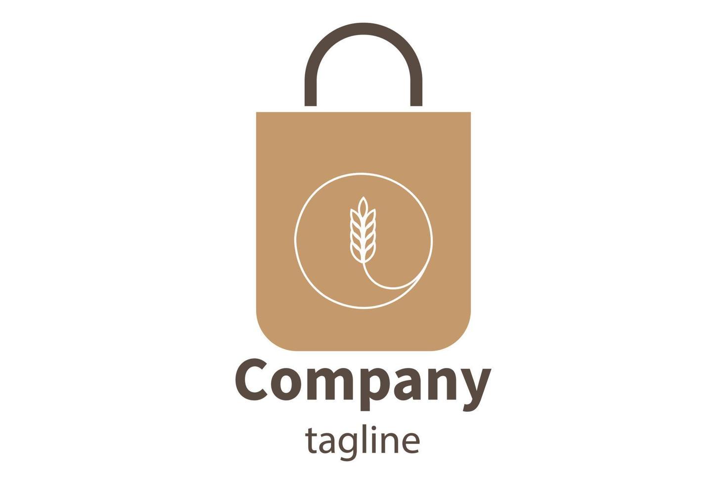 Shopping Bag Logo Icon vector