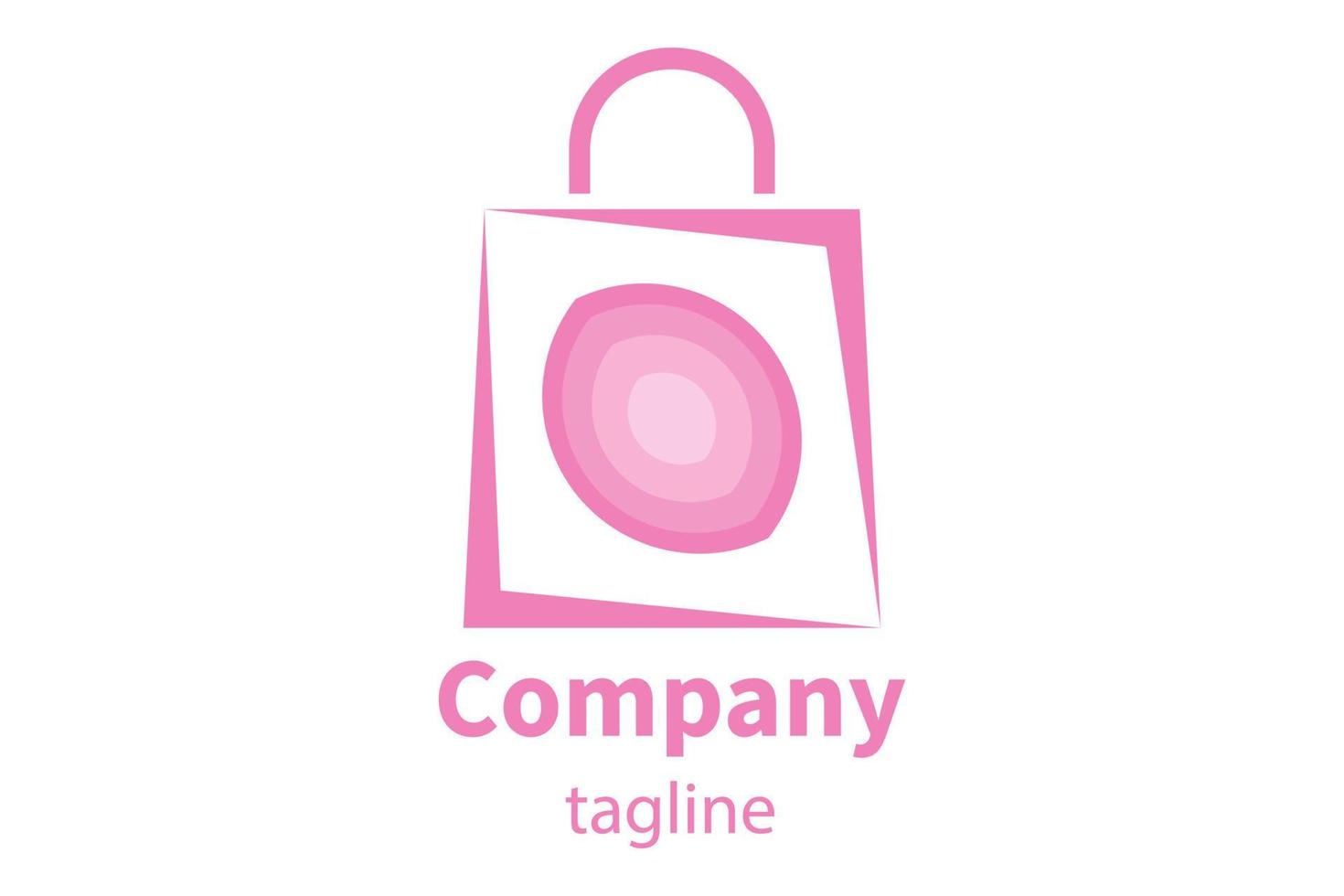 Shopping Bag Logo Icon vector