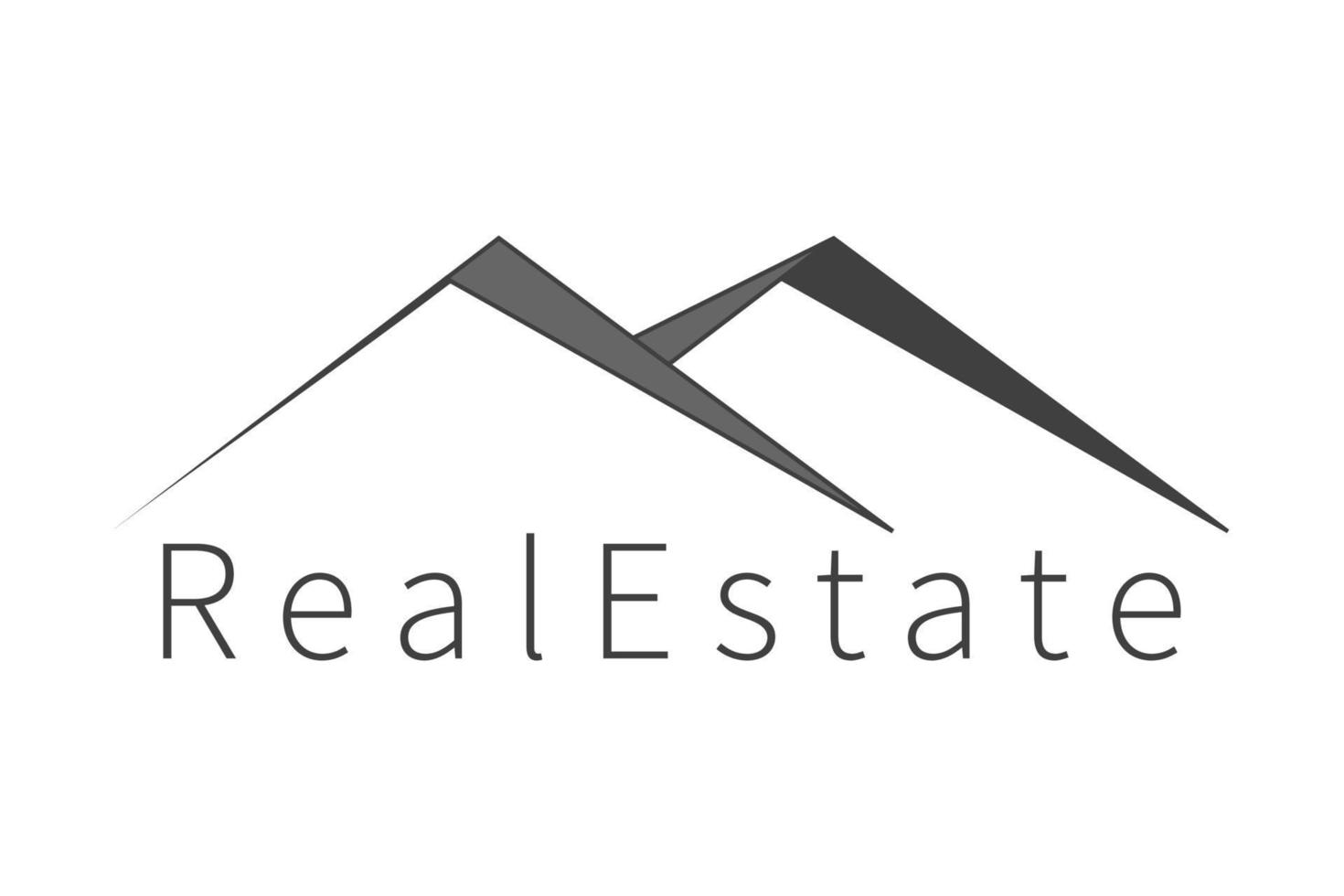 Real Estate Logo Icon Design vector