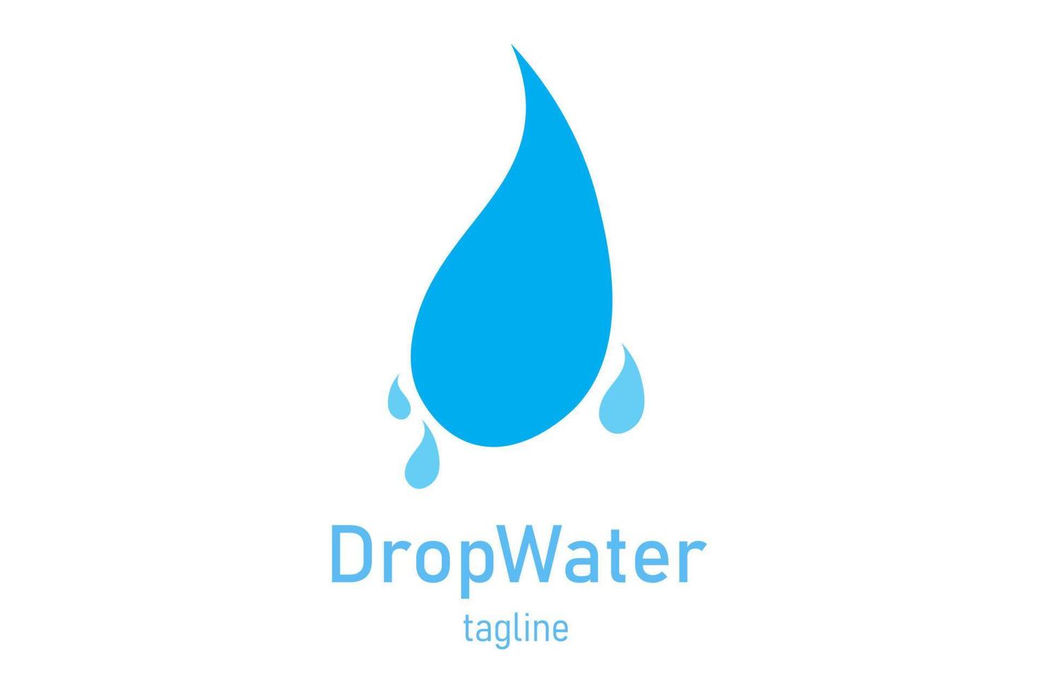 Water Drop Logo Icon Design vector