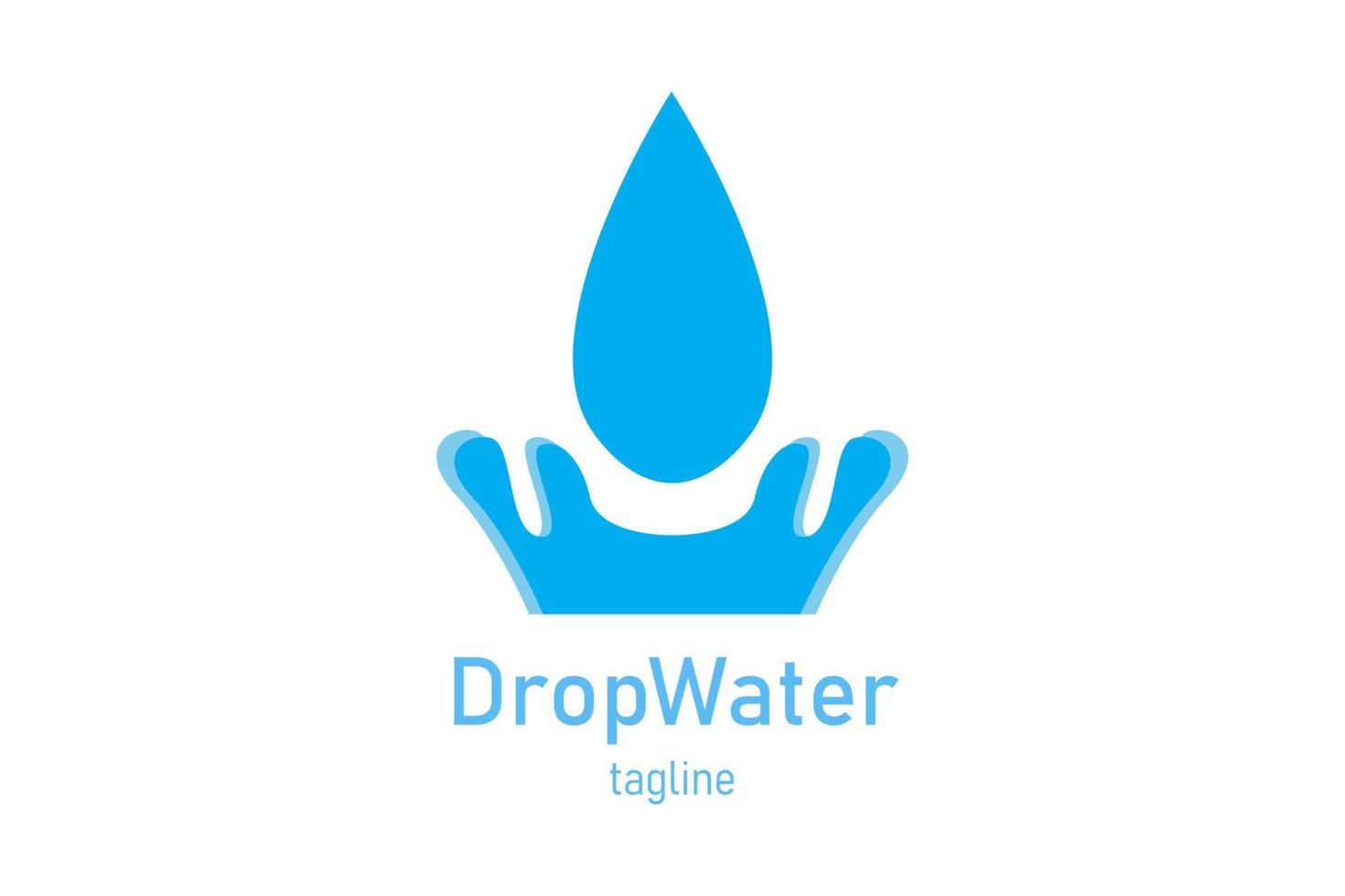 Water Drop Logo Icon Design vector