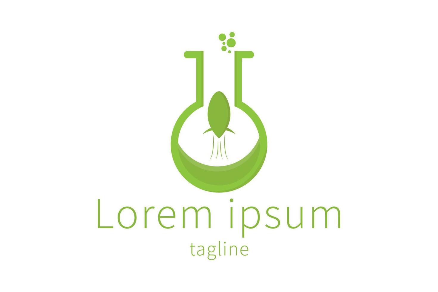 Erlenmeyer Flask Logo Icon Design vector