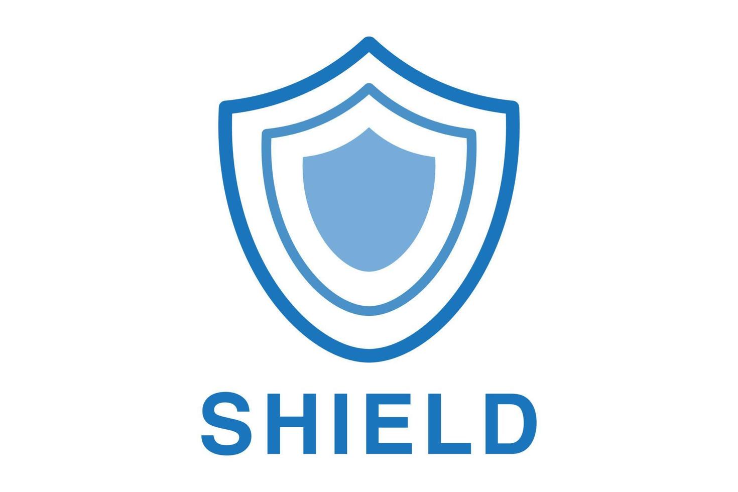 Shield Logo Icon Design vector