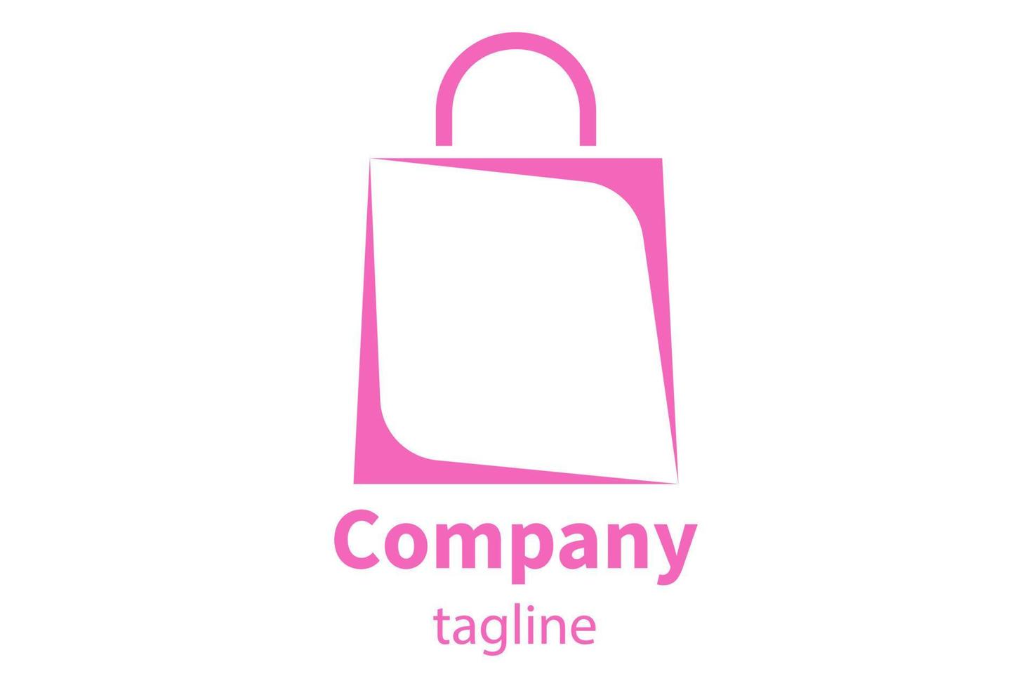 Shopping Bag Logo Icon vector