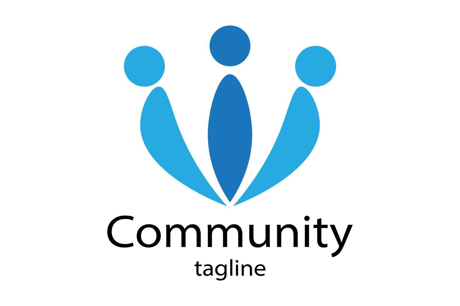 Community Logo Icon Design vector