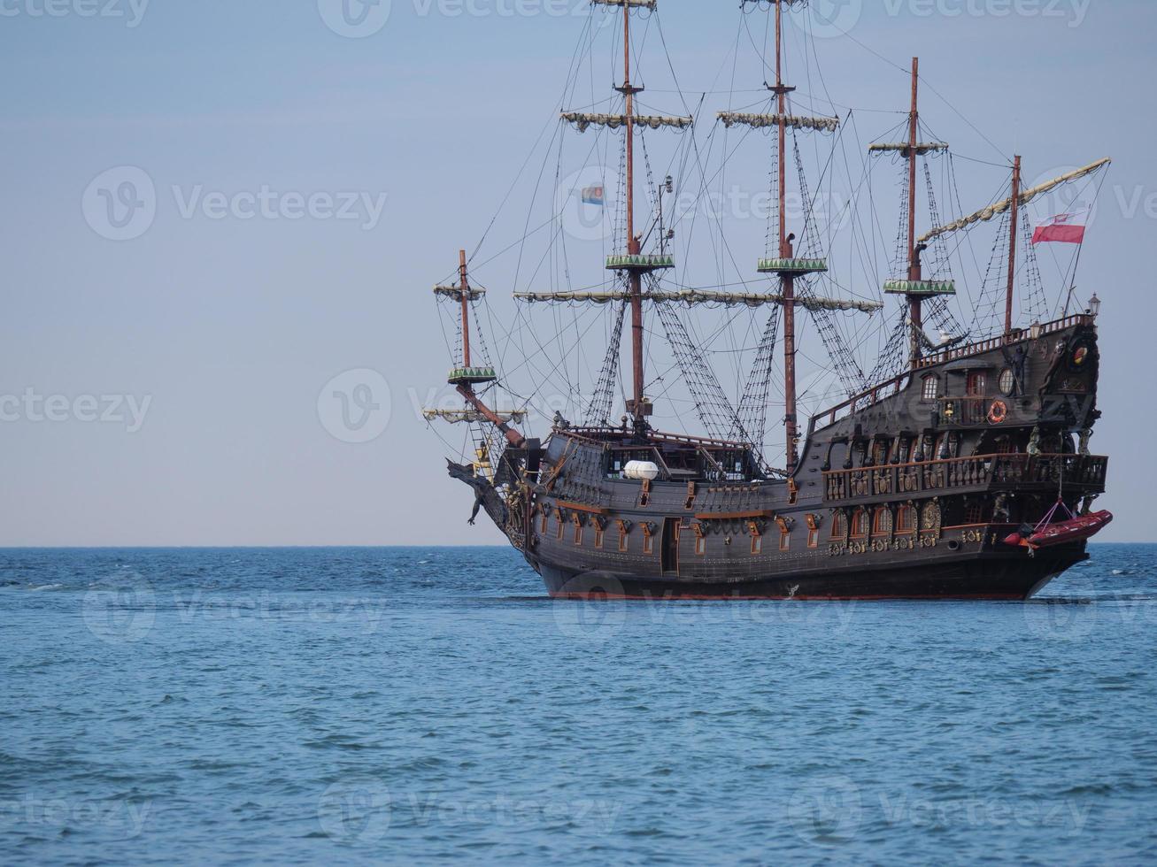 the beach of Sopot in Poland photo