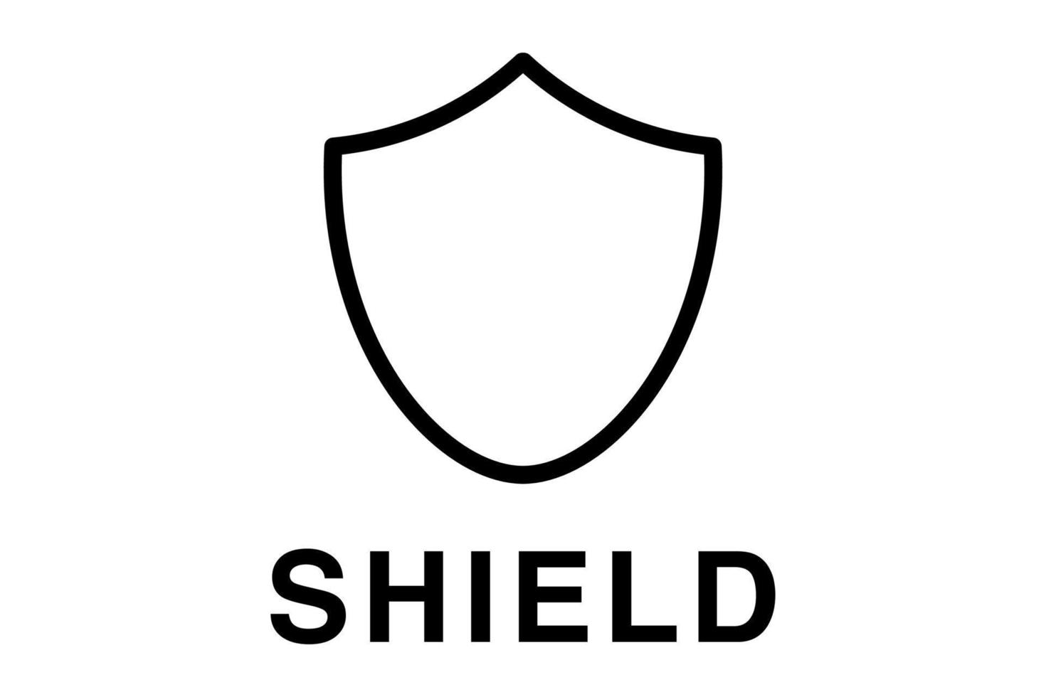 Shield Logo Icon Design vector