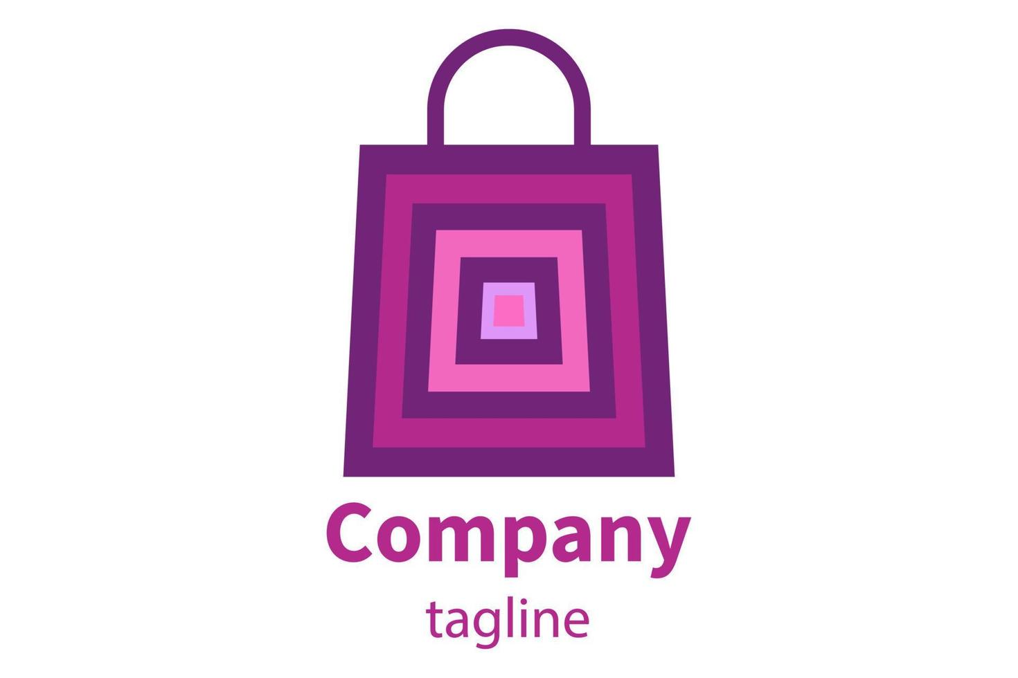 Shopping Bag Logo Icon vector