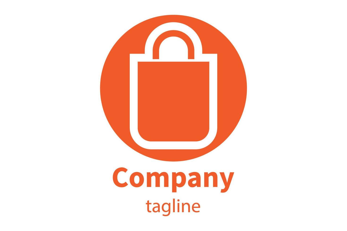 Shopping Bag Logo Icon vector