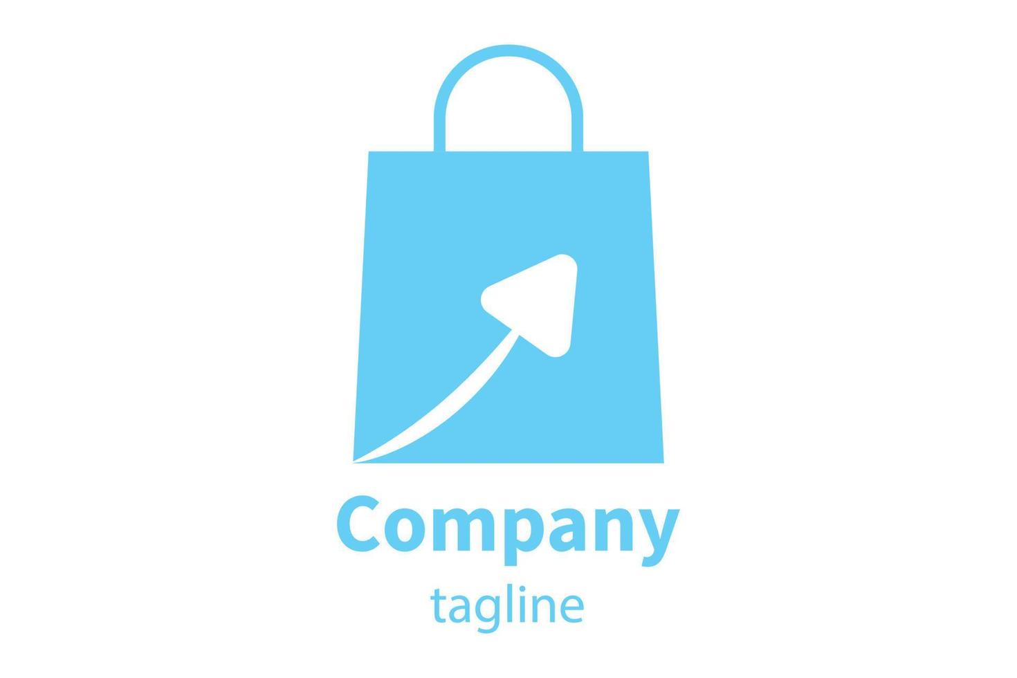 Shopping Bag Logo Icon vector