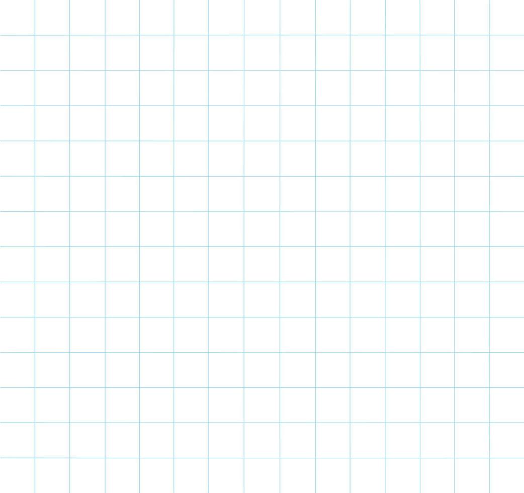 Notebook paper texture, clean squared blank sheet vector
