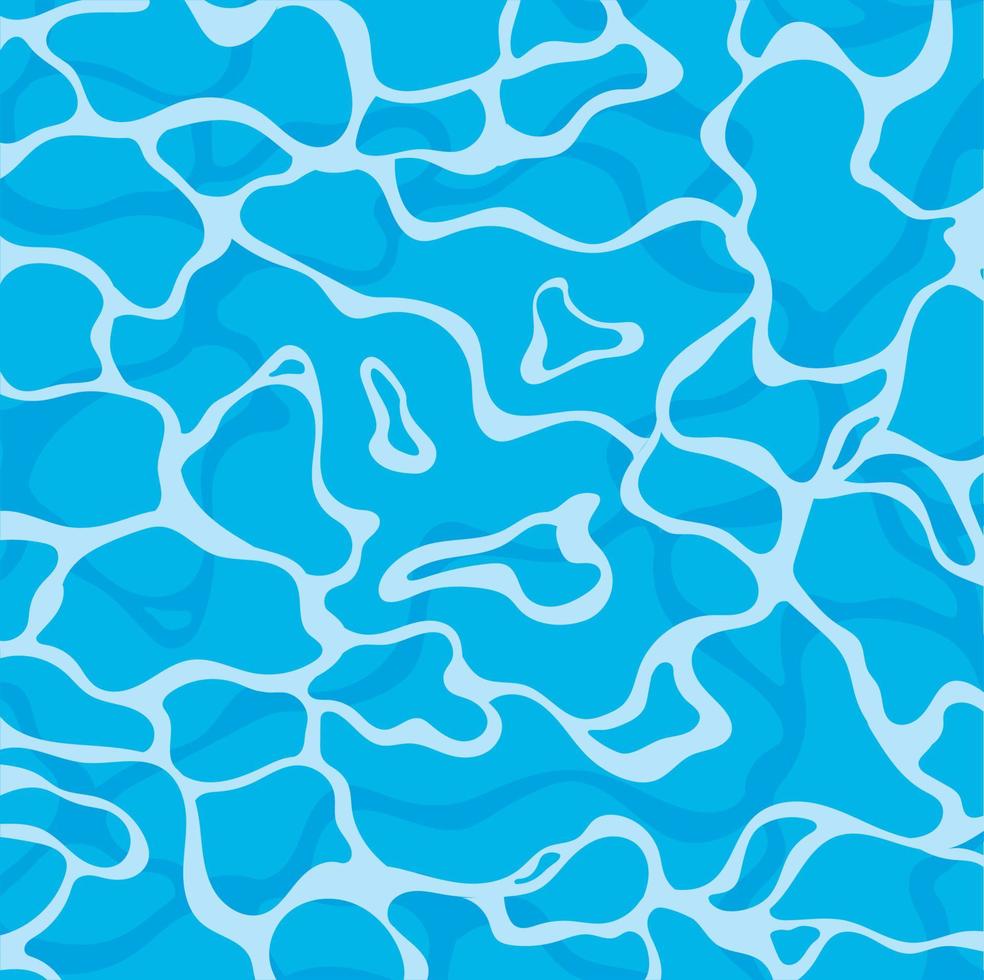 Texture of water. Blue water texture background in vector illustration