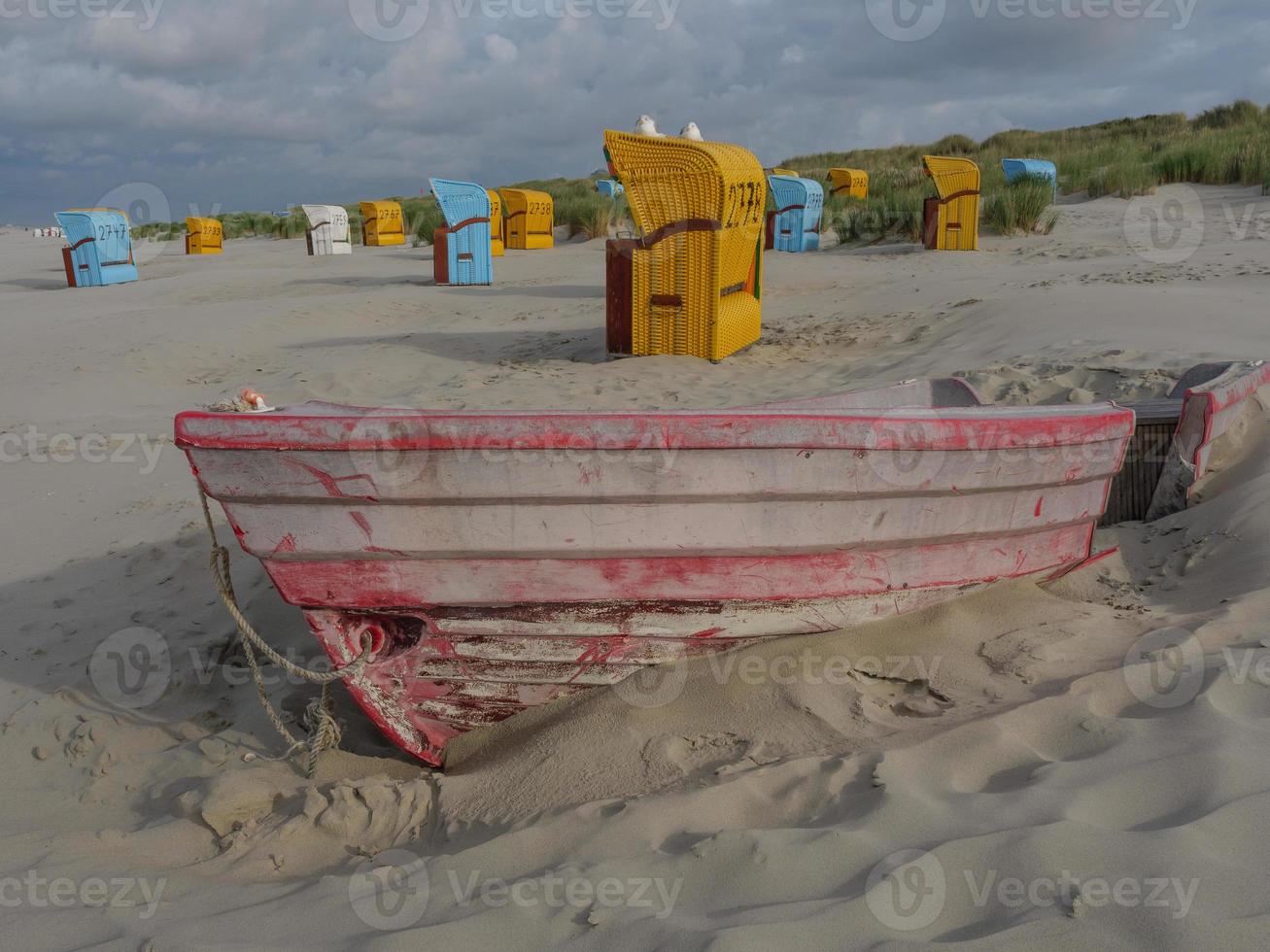 the beach of german island Juist photo