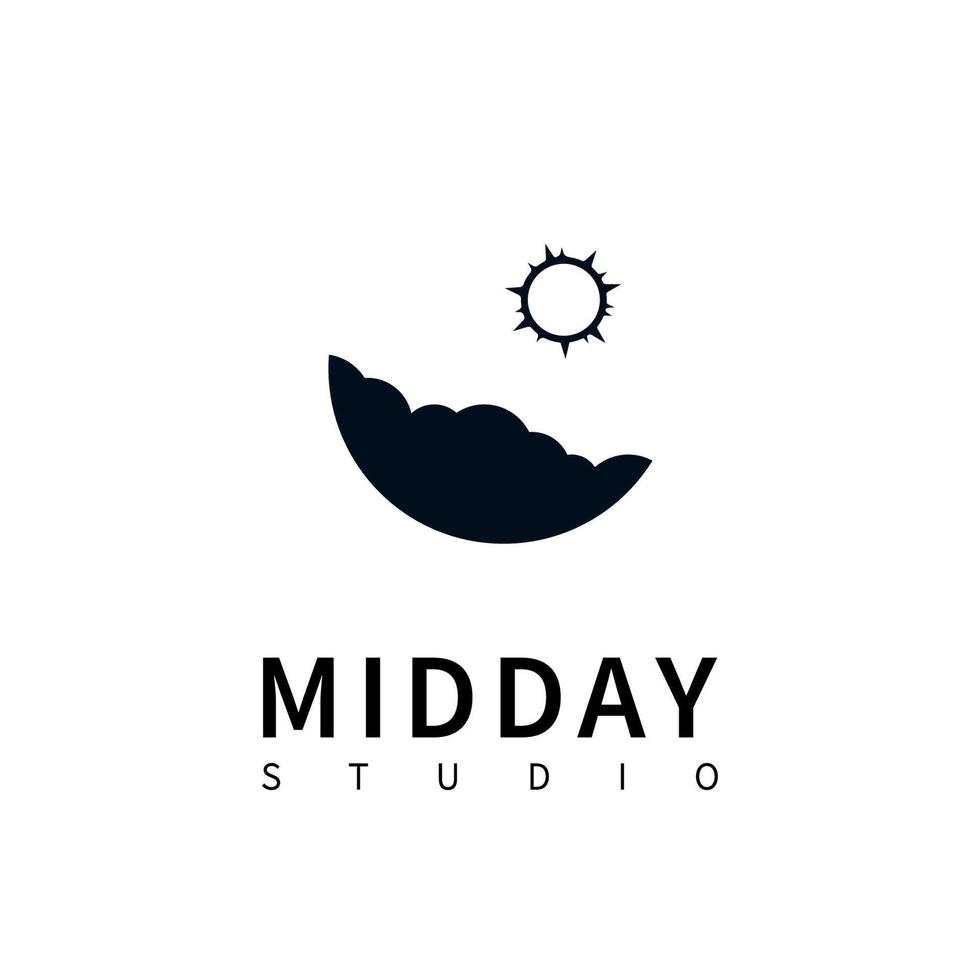 Midday logo. icon vector illustration logo design.