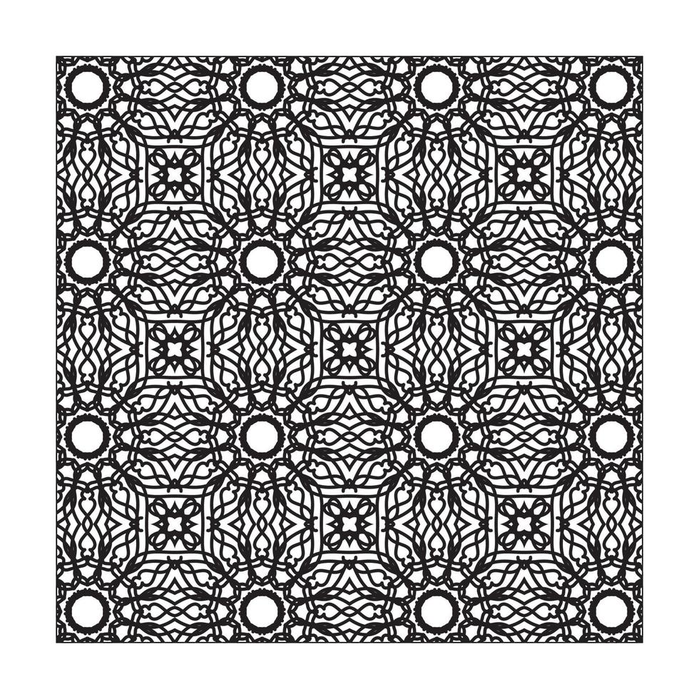 Seamless pattern floral ornament. vector