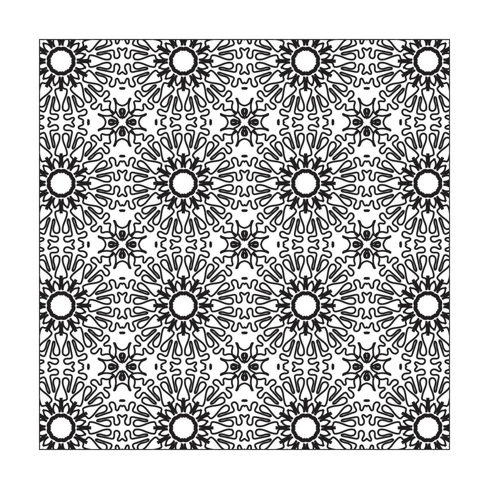 Seamless pattern floral ornament. vector