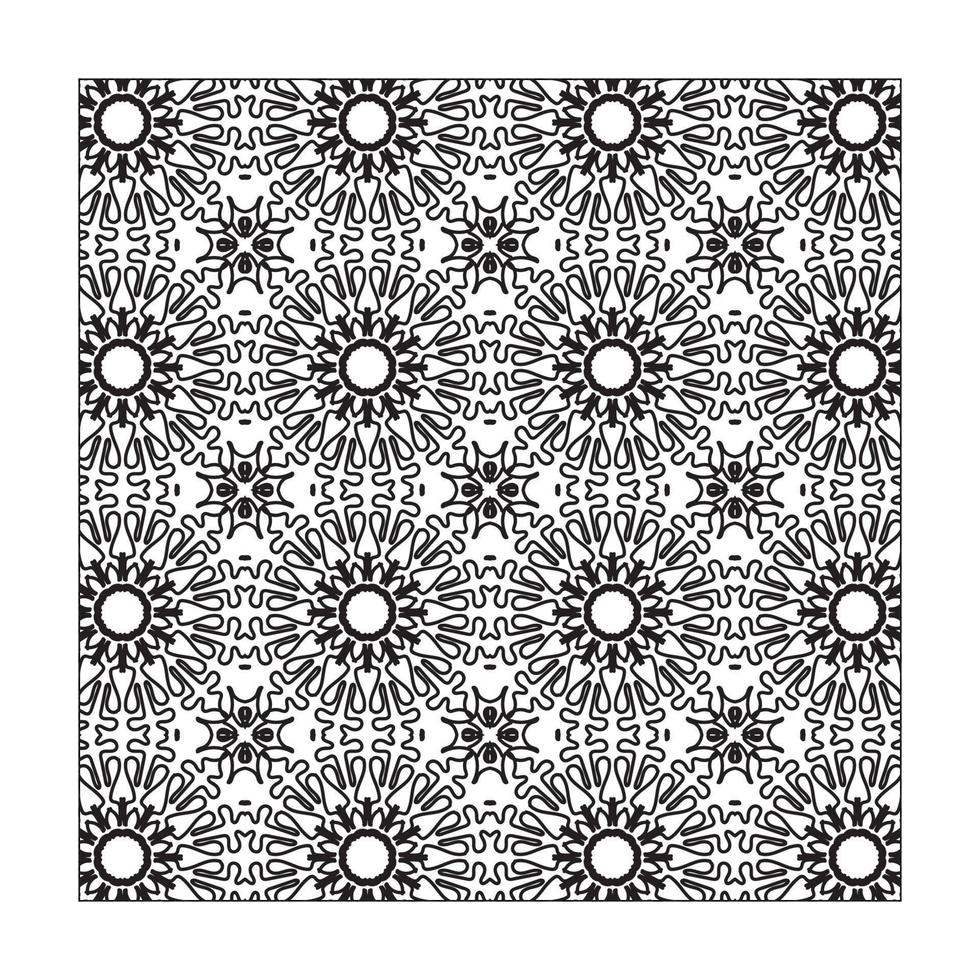 Seamless pattern floral ornament. vector