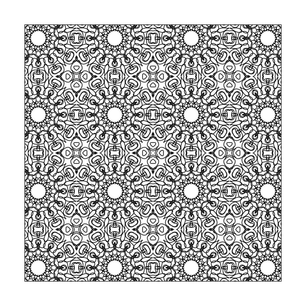 Seamless pattern floral ornament. vector