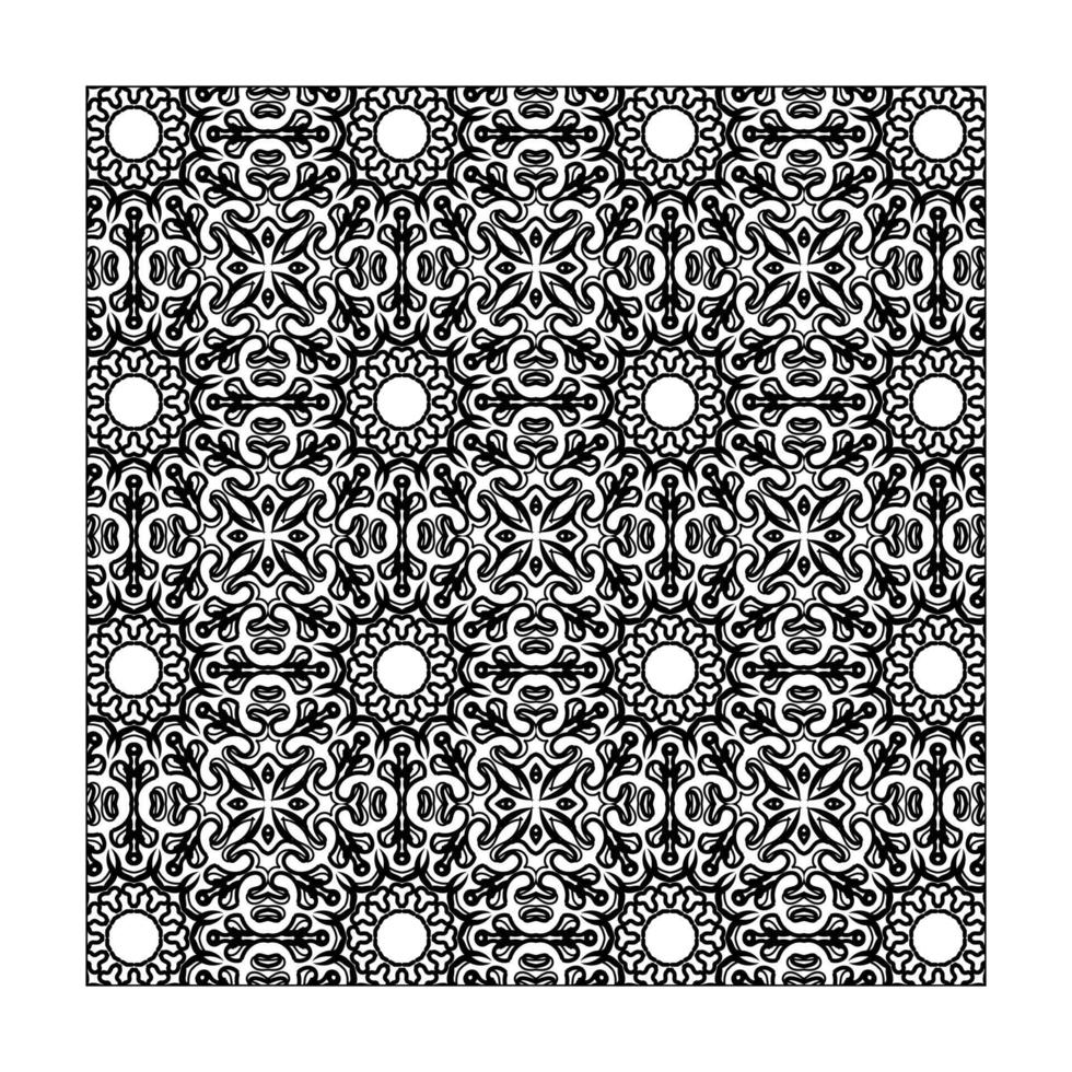 Seamless pattern floral ornament. vector