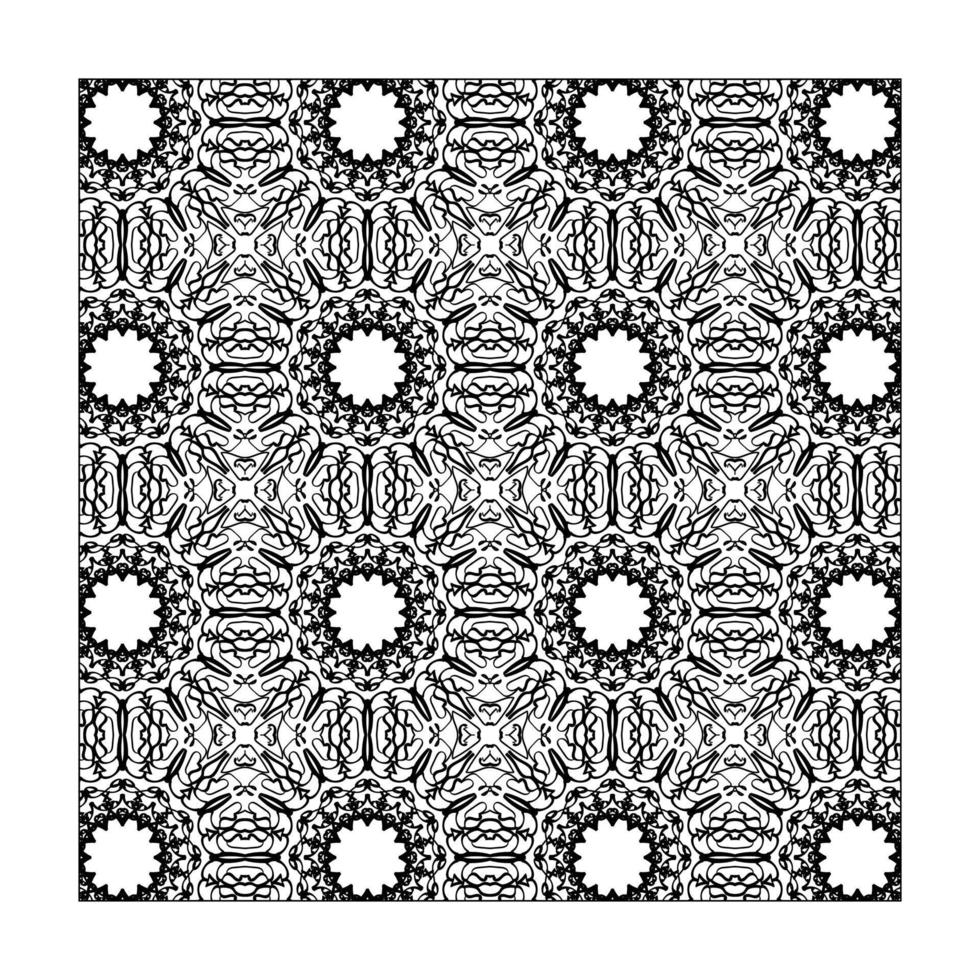 Seamless pattern floral ornament. vector