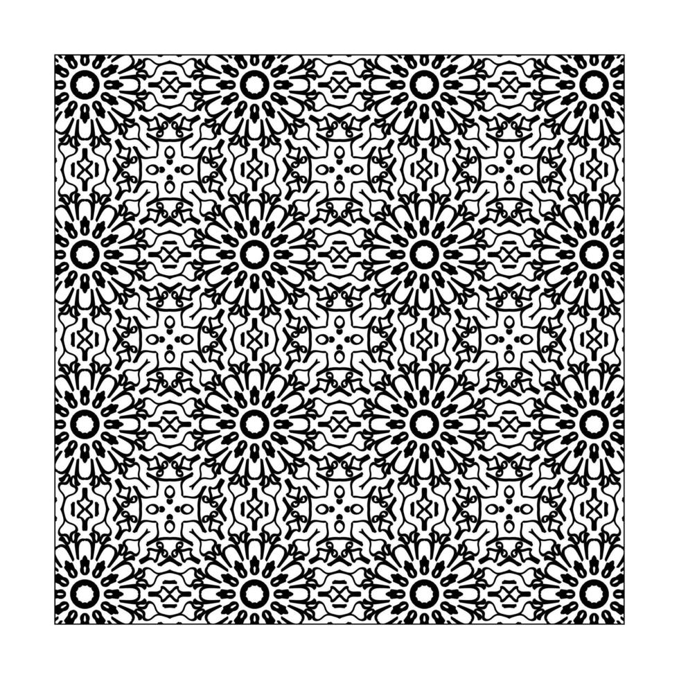 Seamless pattern floral ornament. vector