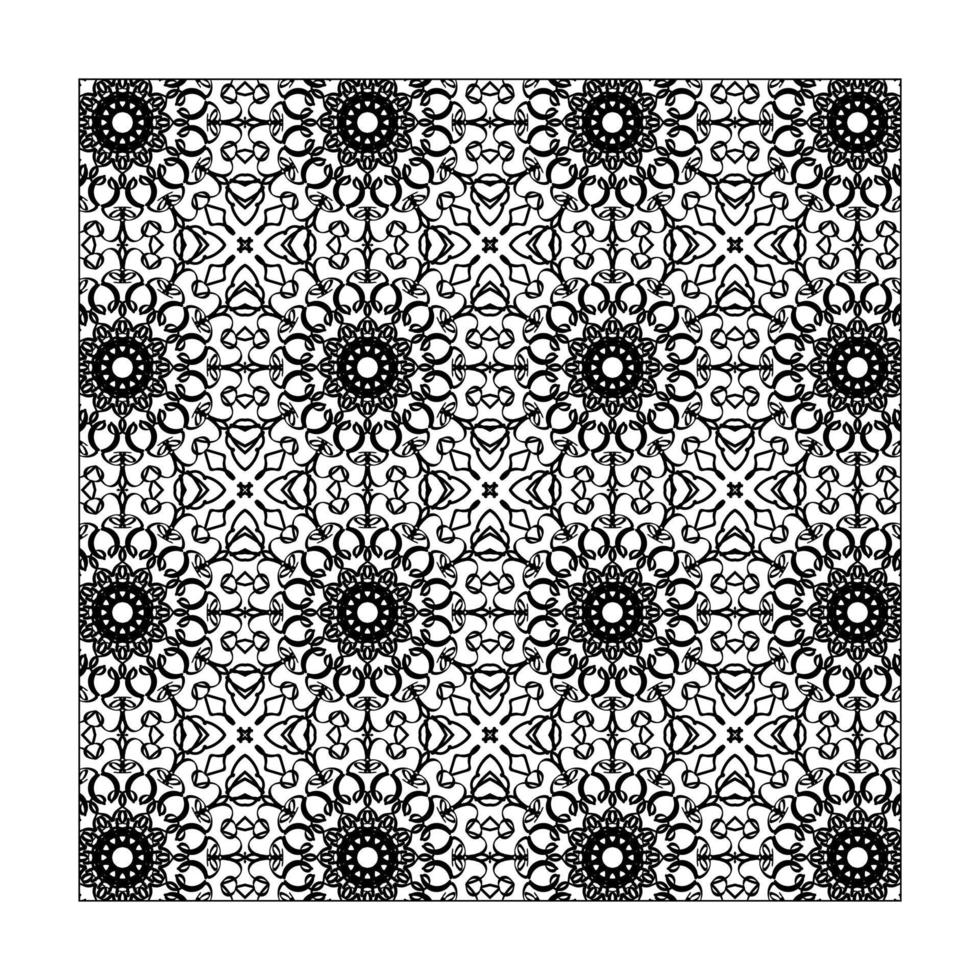 Seamless pattern floral ornament. vector