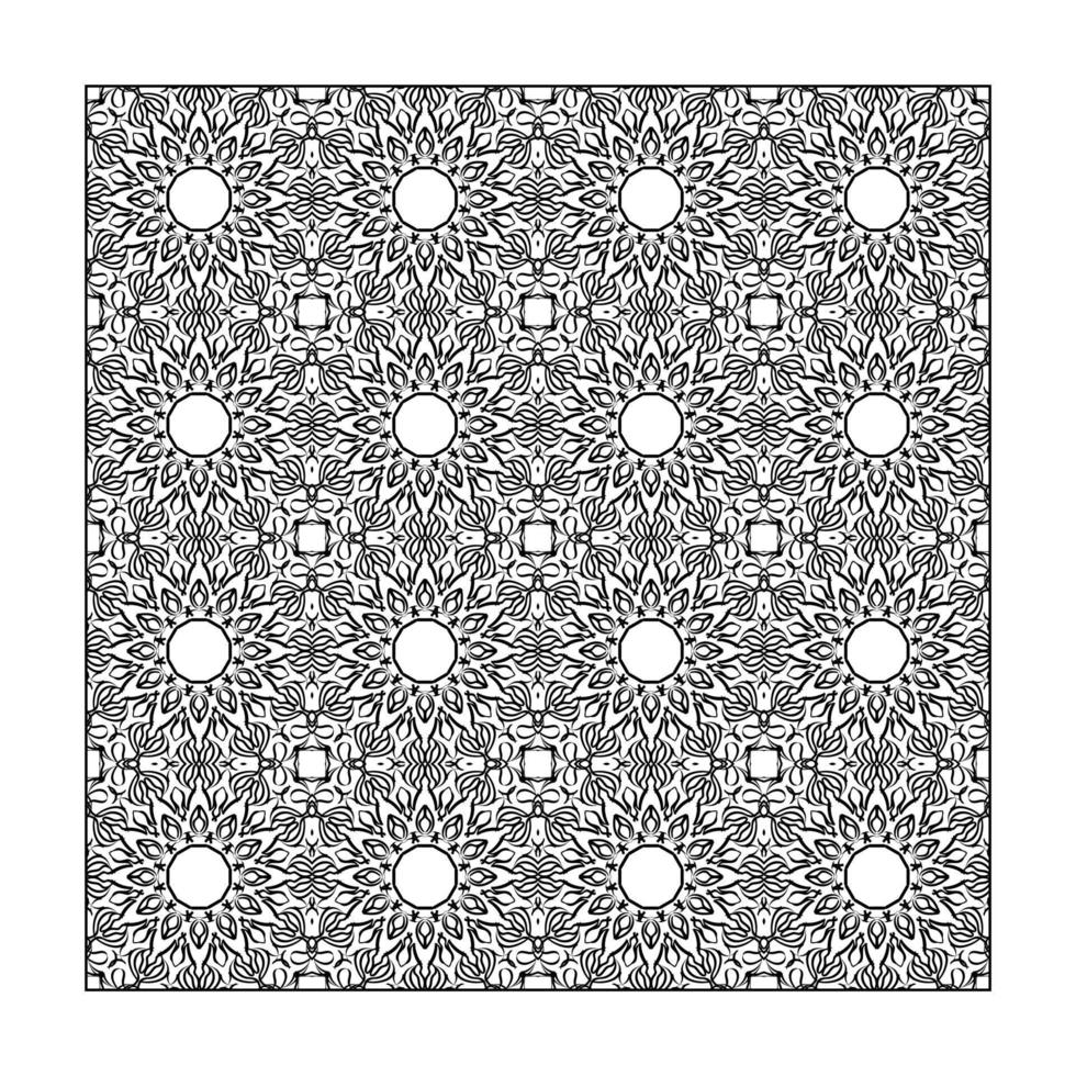 Seamless pattern floral ornament. vector
