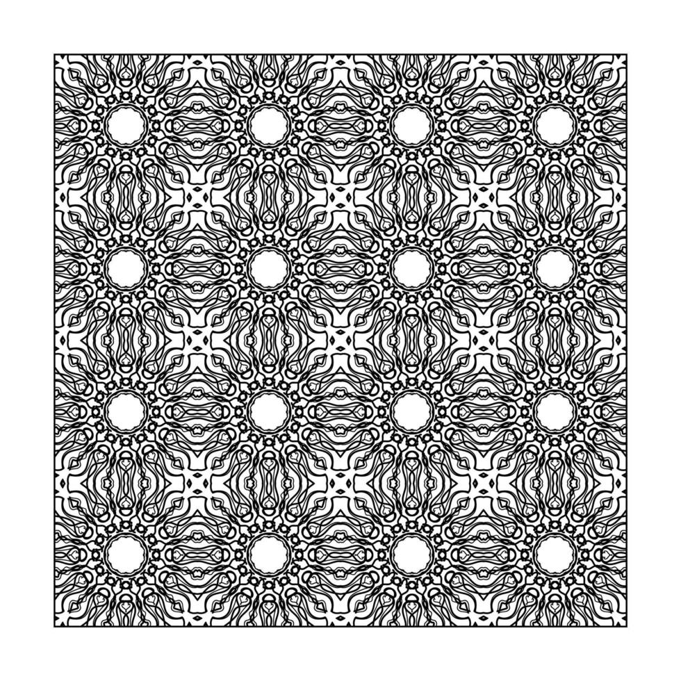 Seamless pattern floral ornament. vector