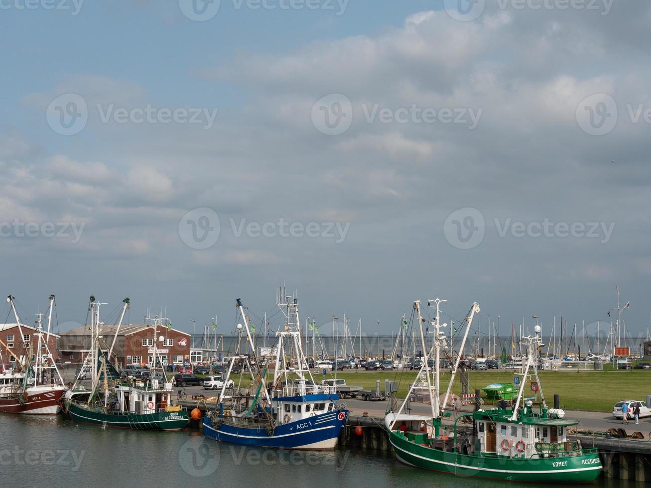 Dornumersiel at the german north sea coast photo