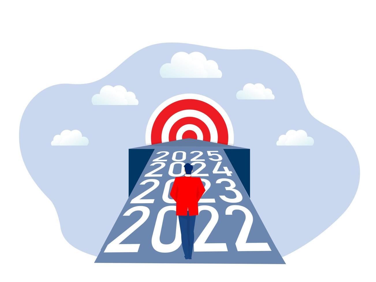 Business standing to the way growth for opportunities on 4Q  of 2022,2023,2024,2025  the target further vector