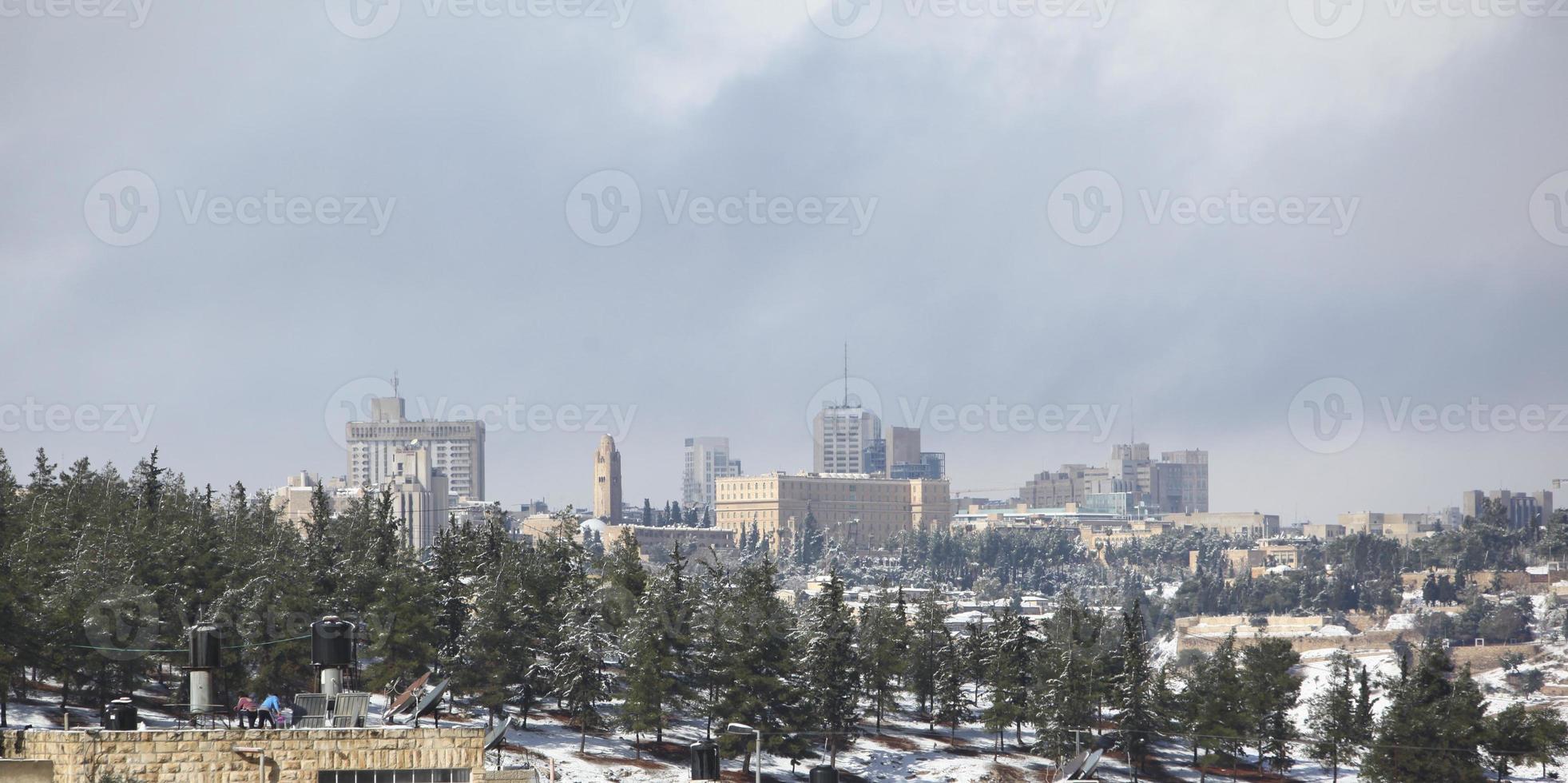 increíbles paisajes urbanos de israel, vistas de la tierra santa foto