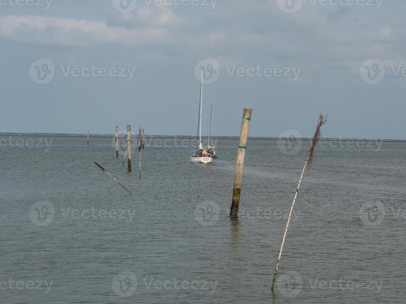 Dornumersiel at the german north sea coast photo