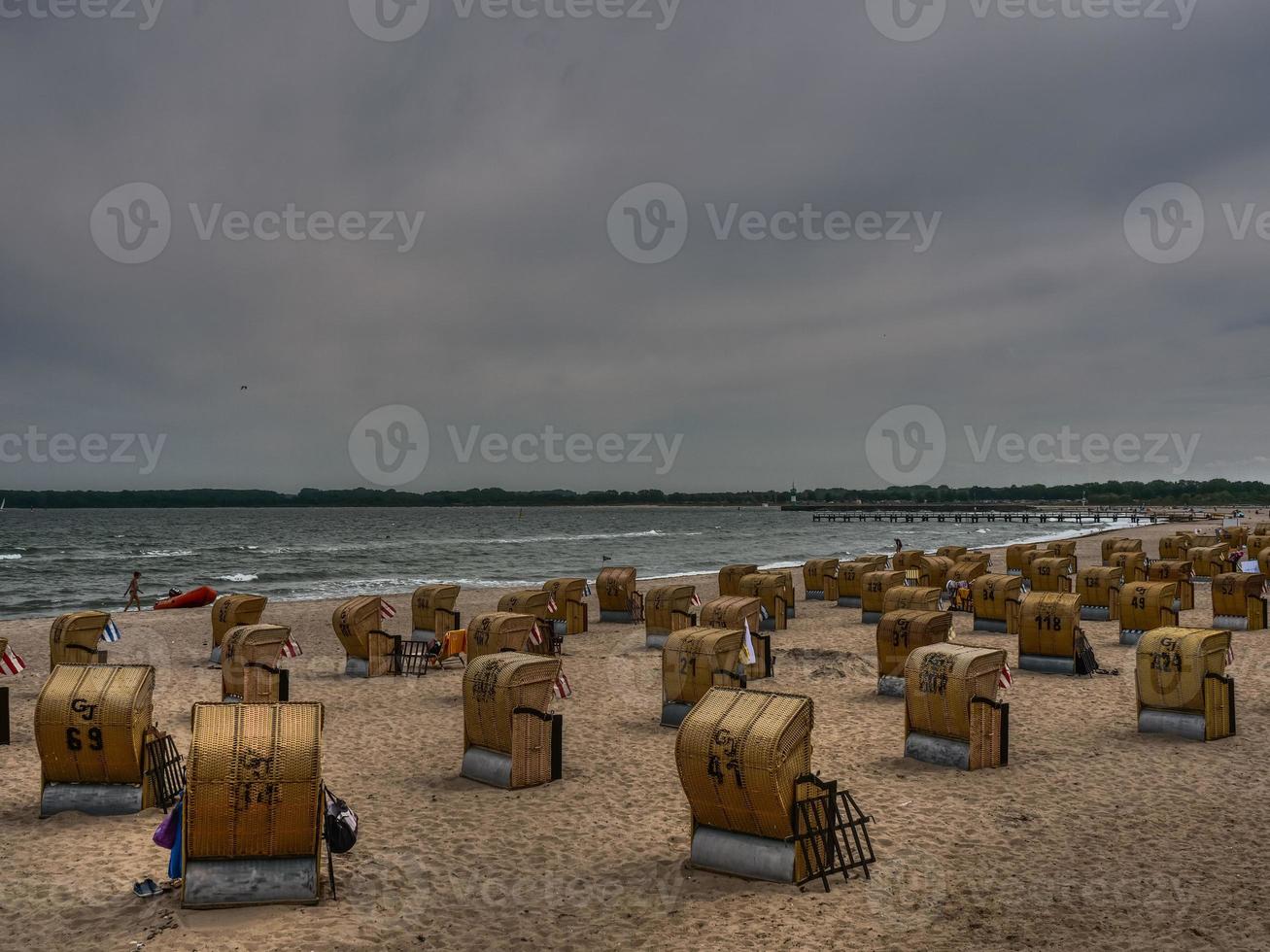 Travemuende beach in germany photo