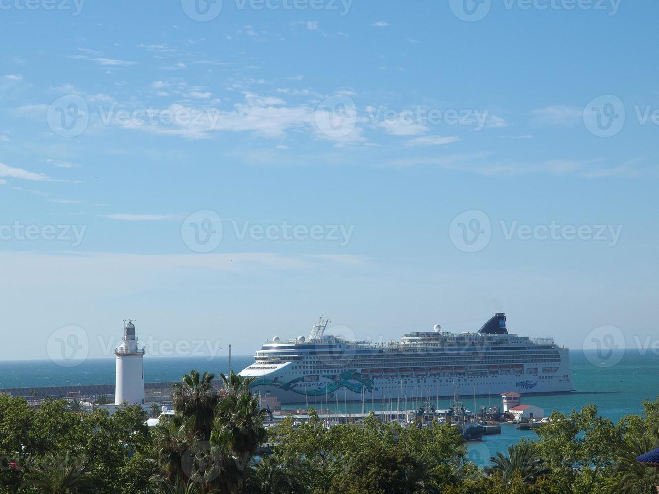 the city of Malaga in Spain photo