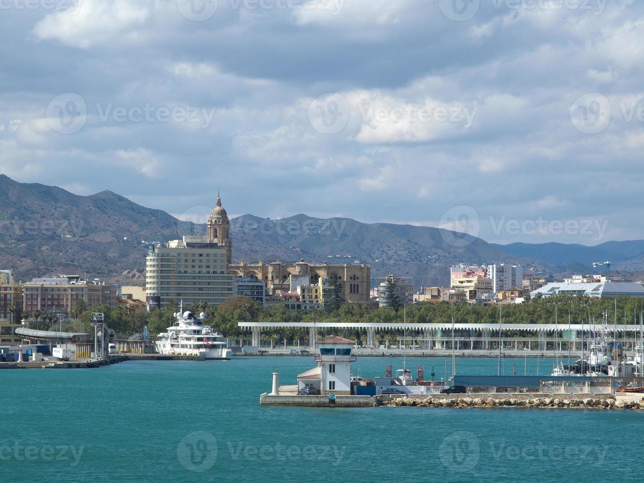 the city of Malaga in Spain photo